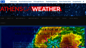 What Athensgaweather.com website looked like in 2017 (6 years ago)
