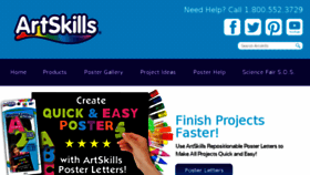What Artskills.com website looked like in 2017 (6 years ago)