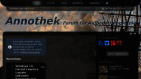 What Annothek.net website looked like in 2017 (6 years ago)