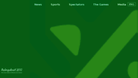 What Ashgabat2017.com website looked like in 2017 (6 years ago)