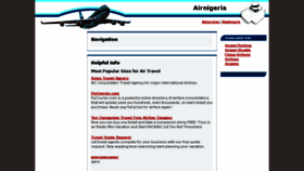 What Airnigeria.com website looked like in 2011 (13 years ago)