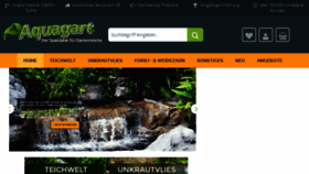What Aquagart.de website looked like in 2017 (6 years ago)