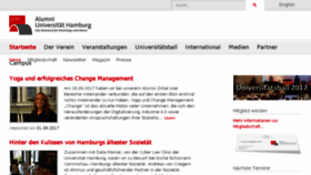 What Alumni-uhh.de website looked like in 2017 (6 years ago)