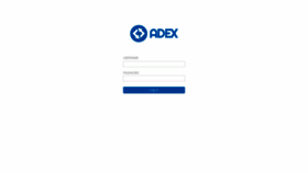 What Adex.is website looked like in 2017 (6 years ago)