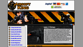 What Airsoftking.com website looked like in 2017 (6 years ago)