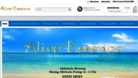 What Alive-essence.com website looked like in 2017 (6 years ago)