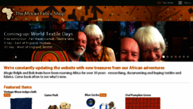 What Africanfabric.co.uk website looked like in 2017 (6 years ago)