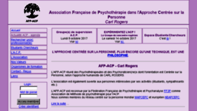 What Afpacp.fr website looked like in 2017 (6 years ago)