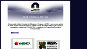 What Aietec.com.br website looked like in 2017 (6 years ago)