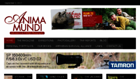 What Animamundimag.com website looked like in 2017 (6 years ago)