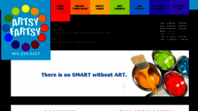 What Artsyfartsy.ca website looked like in 2017 (6 years ago)