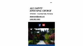 What Allsaintsmt.org website looked like in 2017 (6 years ago)