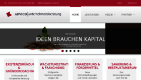 What Advico-ag.de website looked like in 2017 (6 years ago)