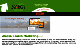 What Alaskasearchmarketing.com website looked like in 2017 (6 years ago)