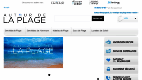 What Autourdelaplage.fr website looked like in 2017 (6 years ago)