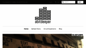 What Abitdeeper.com website looked like in 2017 (6 years ago)