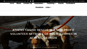 What Athenscaninerescue.com website looked like in 2017 (6 years ago)