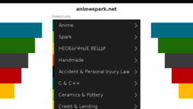 What Animespark.net website looked like in 2017 (6 years ago)