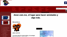 What Amor.com.mx website looked like in 2017 (6 years ago)