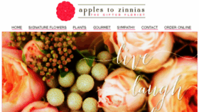 What Applestozinnias.com website looked like in 2017 (6 years ago)