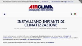 What Air-clima.com website looked like in 2017 (6 years ago)