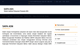What Asn.bantulkab.go.id website looked like in 2017 (6 years ago)