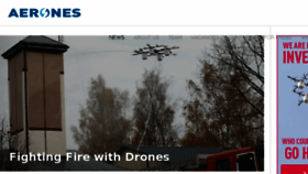 What Aerones.com website looked like in 2017 (6 years ago)