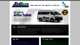 What Airbussydney.com.au website looked like in 2017 (6 years ago)