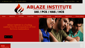 What Ablazeias.com website looked like in 2017 (6 years ago)