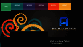 What Alfalahtechnologies.com website looked like in 2017 (6 years ago)