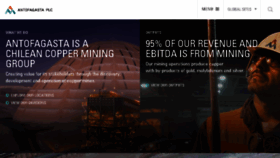 What Antofagasta.co.uk website looked like in 2017 (7 years ago)
