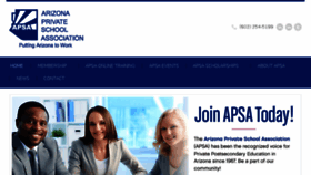 What Arizonapsa.org website looked like in 2017 (6 years ago)