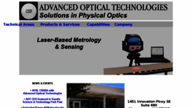 What Advanced-optical.com website looked like in 2017 (6 years ago)