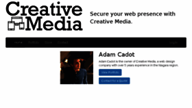 What Adamcadot.com website looked like in 2017 (6 years ago)