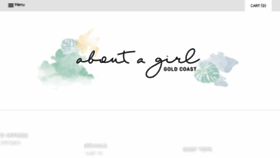 What Aboutagirl.com website looked like in 2017 (6 years ago)