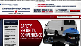 What Americansecurityco.com website looked like in 2017 (6 years ago)