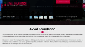 What Avvalfoundation.in website looked like in 2017 (6 years ago)
