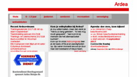 What Ardeahhw.nl website looked like in 2017 (6 years ago)