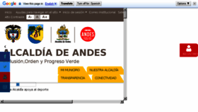 What Andes-antioquia.gov.co website looked like in 2017 (6 years ago)