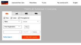 What Autoscout24.co website looked like in 2017 (6 years ago)