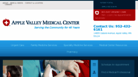 What Applevalleymedicalcenter.com website looked like in 2017 (6 years ago)