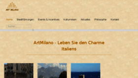What Art-milano.com website looked like in 2017 (6 years ago)
