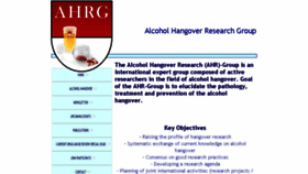 What Alcoholhangover.com website looked like in 2017 (6 years ago)