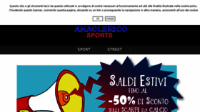 What Anaclericosport.it website looked like in 2017 (6 years ago)