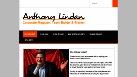 What Anthonylindan.com website looked like in 2017 (6 years ago)