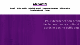 What Atchart.fr website looked like in 2017 (6 years ago)