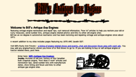 What Antique-engines.com website looked like in 2017 (6 years ago)