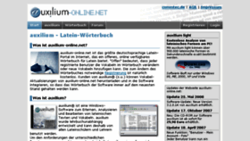What Auxilium-online.net website looked like in 2017 (8 years ago)