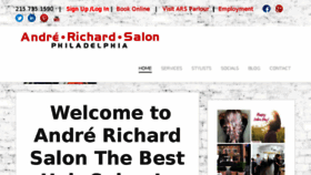 What Andrerichardsalon.com website looked like in 2017 (6 years ago)