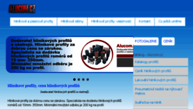 What Alucom.cz website looked like in 2017 (6 years ago)